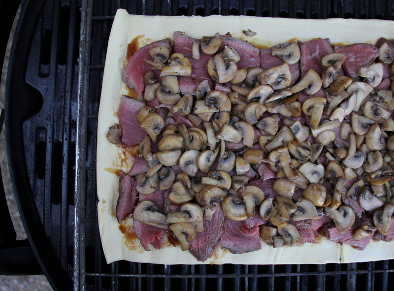 steak and mushroom braai pie